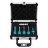 Imagine 1/2 - BIHUI DBDMK5 Set burghie diamantate pentru polizor unghiular 5 piese (6-8-10-12mm + adaptor pentru bormasina)
