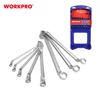 Imagine 2/5 - Workpro WP202509 Set chei inelare cu cot Cr-V 8 buc