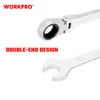Imagine 4/10 - Workpro WP202521 Set chei combinate cu clichet articulate Cr-V 8 buc