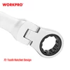 Imagine 7/10 - Workpro WP202521 Set chei combinate cu clichet articulate Cr-V 8 buc