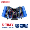 Imagine 6/9 - Workpro WP209035 Trusa de scule 93  piese  in cutie metalica 