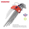 Imagine 3/10 - Workpro WP222003 Set chei torx Cr-V 9 buc