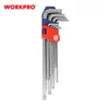 Imagine 2/10 - Workpro WP222007 Set chei imbus Cr-V 9 buc
