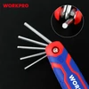 Imagine 7/11 - Workpro WP222019 Set chei imbus rabatabile Cr-V 8 buc