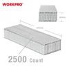 Imagine 3/6 - Workpro WP223003 Set capse si cuie pentru capsator 7500 buc (capse 10,12mm: cuie 15mm) T50