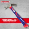 Imagine 5/8 - Workpro WP241012 Ciocan dulgher cu maner din fbra de sticla 560 gr