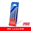 Imagine 3/5 - Workpro WP401070 Set burghie pentru beton 5buc (4,5,6,8,10)