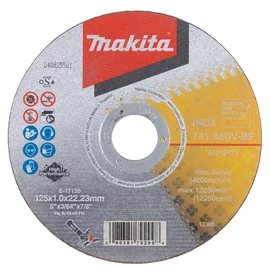 Makita E-17120 Disc taiere INOX A60v 125x1 mm 