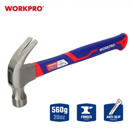 Workpro WP241012 Ciocan dulgher cu maner din fbra de sticla 560 gr