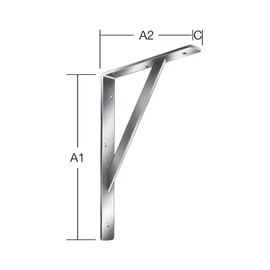 Vormann 00159400W Consola punte alba 400x250 mm