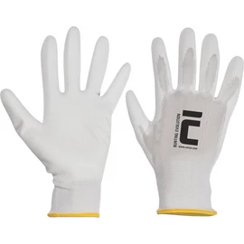 Cerva 0108000699100 Manusi  de protectie imersate in PU, alb "Bunting Evo", marimea 10