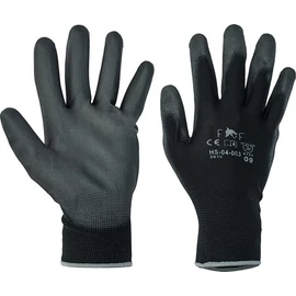 Cerva 0108006360080 Manusi de protectie acoperite cu poliuretan, negru "HS-04-003", marimea 8