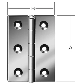 Vormann 10502040 Balamale usi mobila 40x32 mm