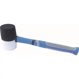 Bautool 2680232324 Ciocan cauciuc 60 mm, maner soft (alb-negru)