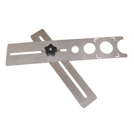 Bautool 4001622500 Sablon metalic pentru gauri si orificii tevi