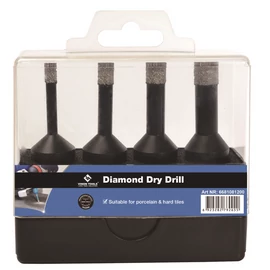 Bautool 6681081430 Set carote diamantate pentru polizor unghiular M14 (6,8,10,12mm)