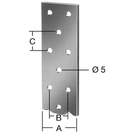 Vormann 71131000 Banda perforata 40x20x20 mm