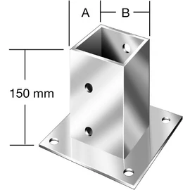 Vormann 71416000 Suport metalic pentru stalpi din lemn 91x91 mm