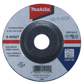 Makita A-80927 Disc slefuire metal 115 x 6 x 22.23 mm