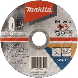 Makita B-46931 Disc taiere inox, metal 125x1.2x22.23 mm