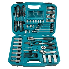 Makita E-08458  Set accesorii si scule de mana, 87 de piese