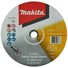 Makita E-13764 Disc taierea inox  230 x 22.23 x 1.9 mm