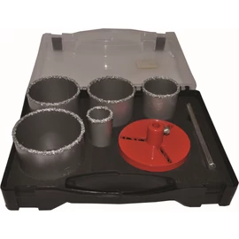 Bautool E0423 Set carote faianta cu vidia (33,53,67,73,83mm), in trusa