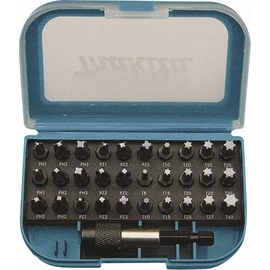 Makita P-73374 Set biti insurubare, mixte, prelungitor insurubare, 31 piese (profesional)
