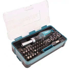 Makita B-36170 Set chei tubulare si capete surubelnita cu clichet, 47 piese