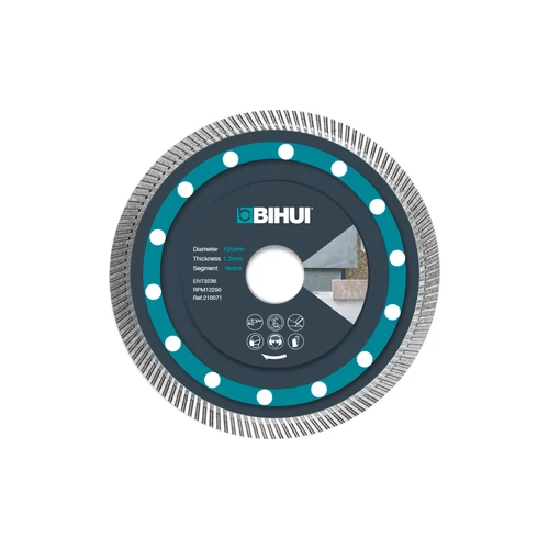 Bihui DCBN5 Disc diamantat pentru placi ceramice 9/125/1,2 mm