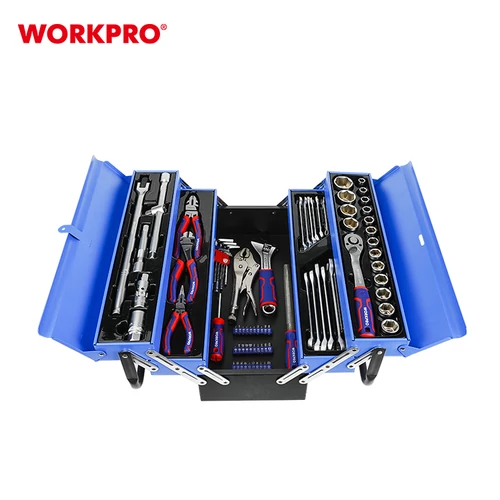 Workpro WP209035 Trusa de scule 93  piese  in cutie metalica 