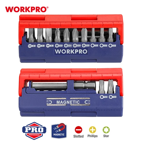 Workpro WP221062 Set bituri Cr-V 13 buc