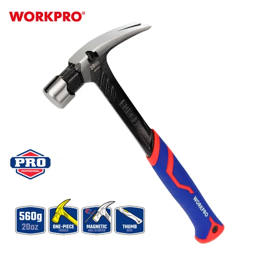 Workpro WP241014 Ciocan dulgher cu maner turnat 560 gr