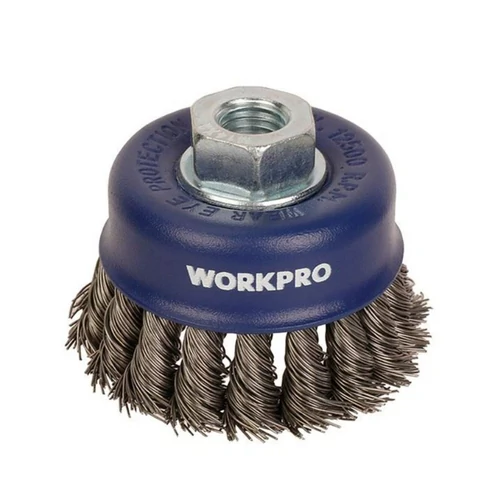 Workpro WP401190 Perie cupa cu toroane 75mm M14