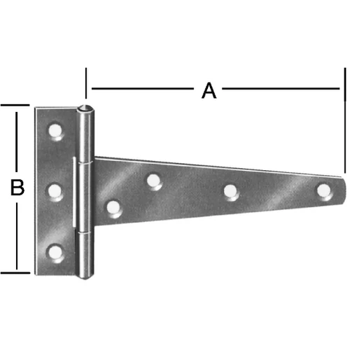 Vormann 00042200Z Balama tip T pentru porti 195x68 mm