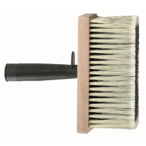 Bautool 1117803 Bidinea cu fibre sintetice, mâner plastic și suport lemn, 170x70 mm