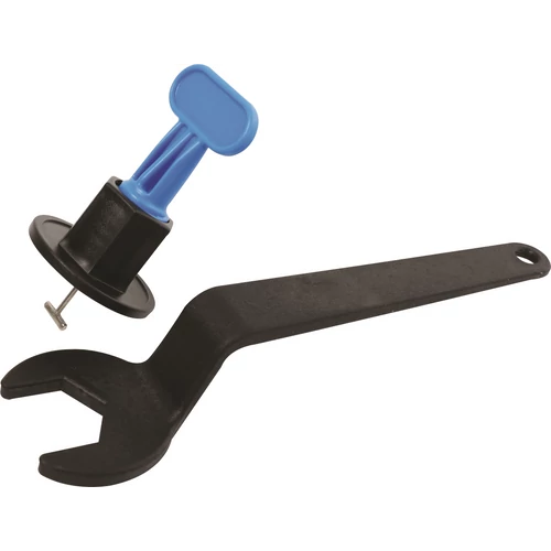 Bautool 1501301050 Set tije tip T, pentru nivelare si aliniere a placilor ceramice, refolosibile, set 50 buc, cu cheie