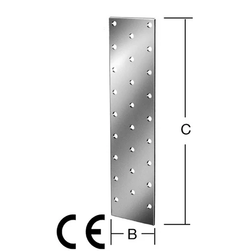 Vormann 71052000 Placa perforata 100x300 mm