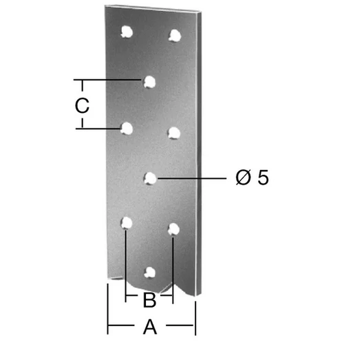 Vormann 71131000 Banda perforata 40x20x20 mm