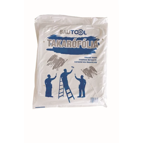 Bautool 952018 Folie acoperire/protectie 20 m2, 4x5 m, 18 my