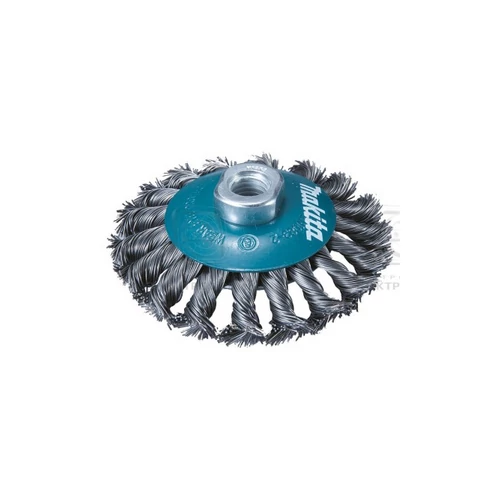 Makita D-39861 Perie sarma conica cu fir rasucit 100 mm, M14