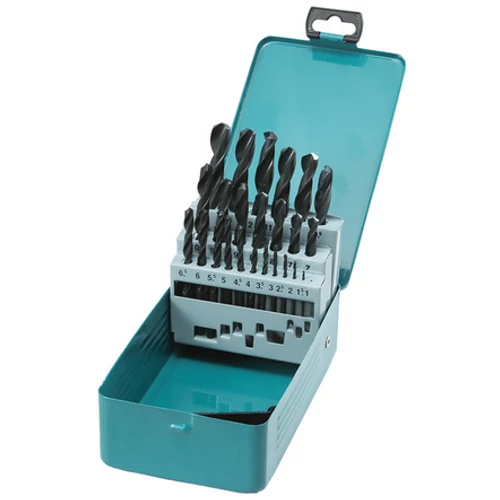 Makita D-54097 Set burghie pentru metal HSS-R, 1-13 mm (25 buc)