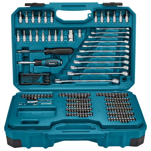 Makita E-10883 Set accesorii si scule de mana, 221 de piese