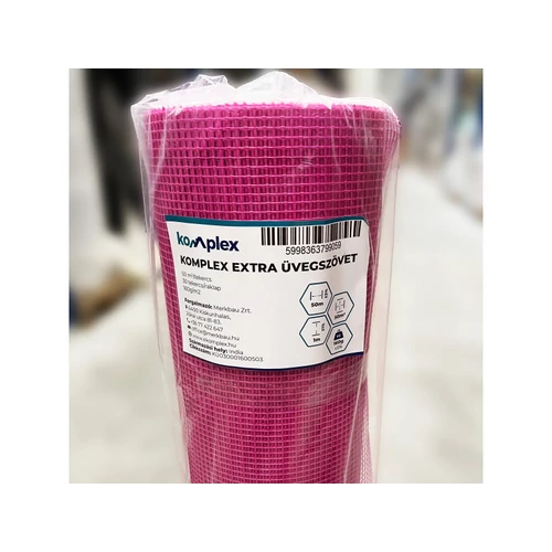 Komplex HK100100 Plasa din fibra de sticla extra 160g/m2 (roz), 50m2/rola