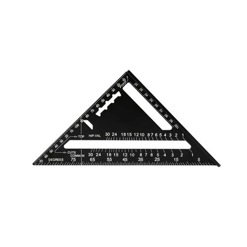 Bihui TMRT7 Rigla triunghi de masurare din aluminiu 7"
