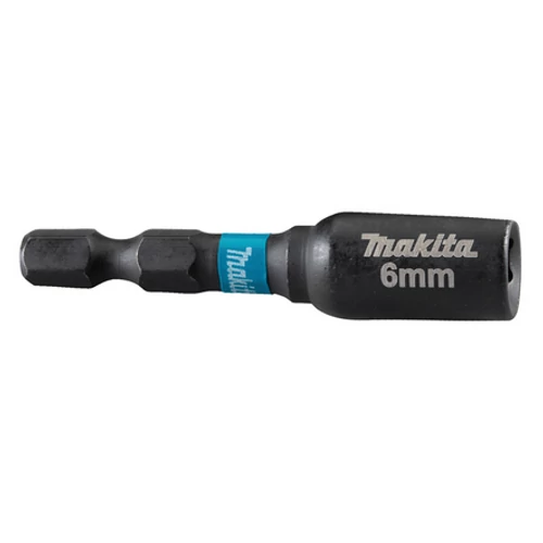 Makita B-66824 Cheie tubulara magnetica de impact, lungime 50 mm, prindere hexagon 1/4", 6 mm