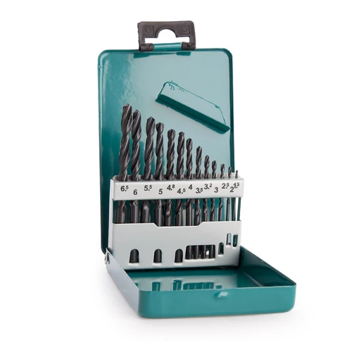 Makita D-54075 Set burghie pentru metal HSS-R, 1-6,5 mm (13 buc)