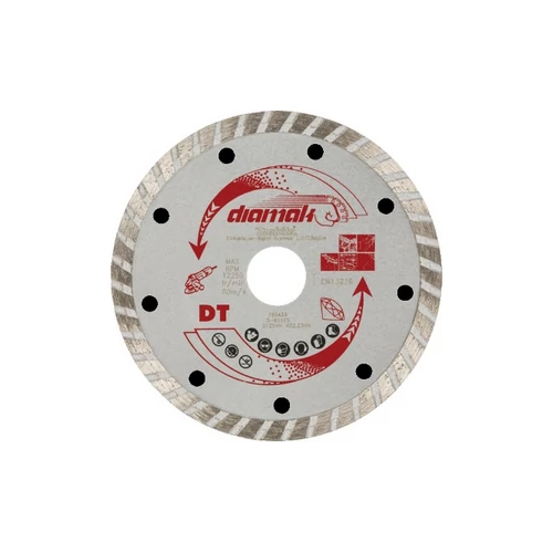 Makita D-61151 Disc diamantat ondulat 115 mm DIAMAK , turbo