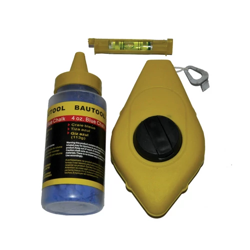 Bautool G0299 Set sfoara de trasat 30 m + nivela de fir + vopsea praf 180g