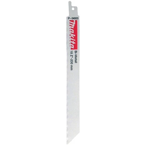 Makita P-04933 Panza fierastrau sabie, pentru metal Z18, 200 mm (5buc/pachet)